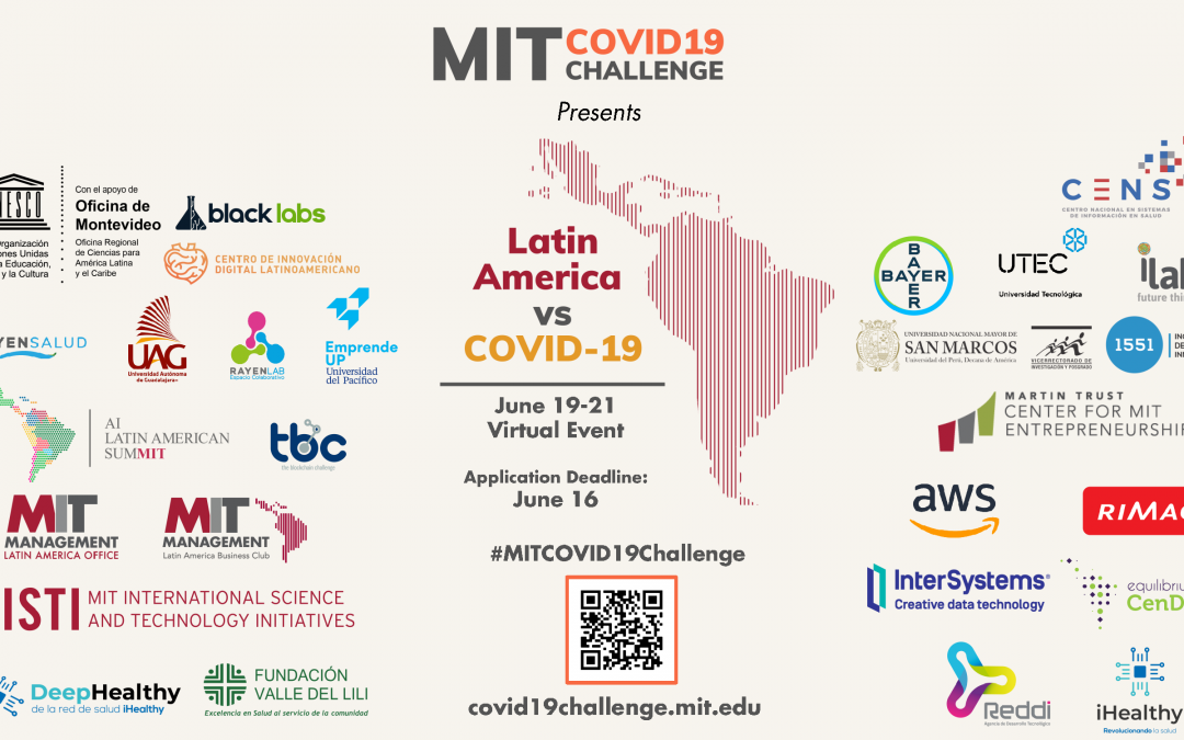Únete al MIT COVID-19 Challenge y diseña soluciones en el corto plazo